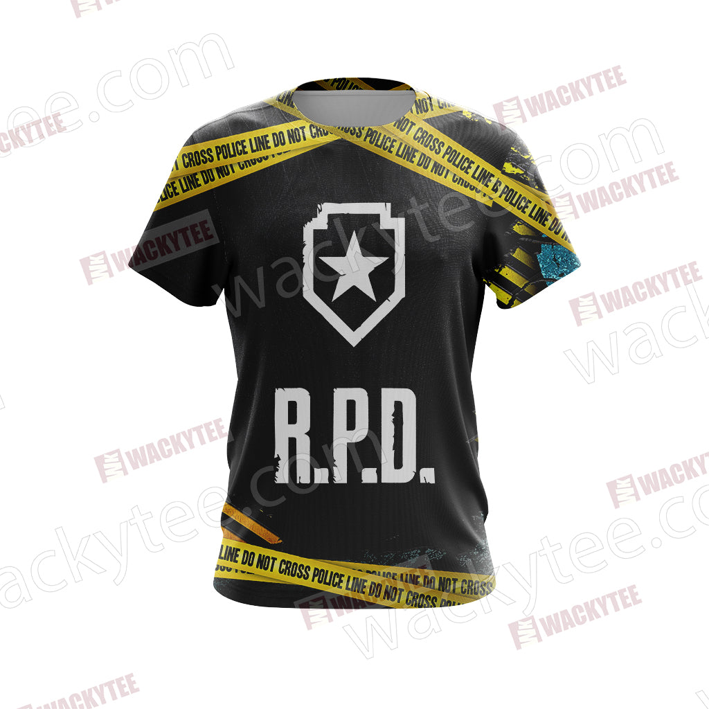 Resident Evil - R.P.D Unisex 3D T-shirt