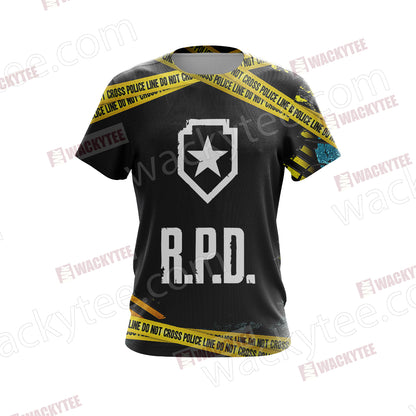 Resident Evil - R.P.D Unisex 3D T-shirt