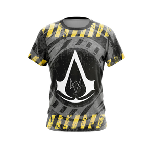 Assassin's Creed Watch Dogs Crossover Unisex 3D T-shirt