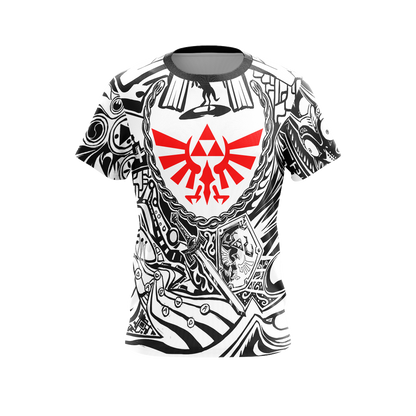Legend Of Zelda Hylian Shield Unisex 3D T-shirt