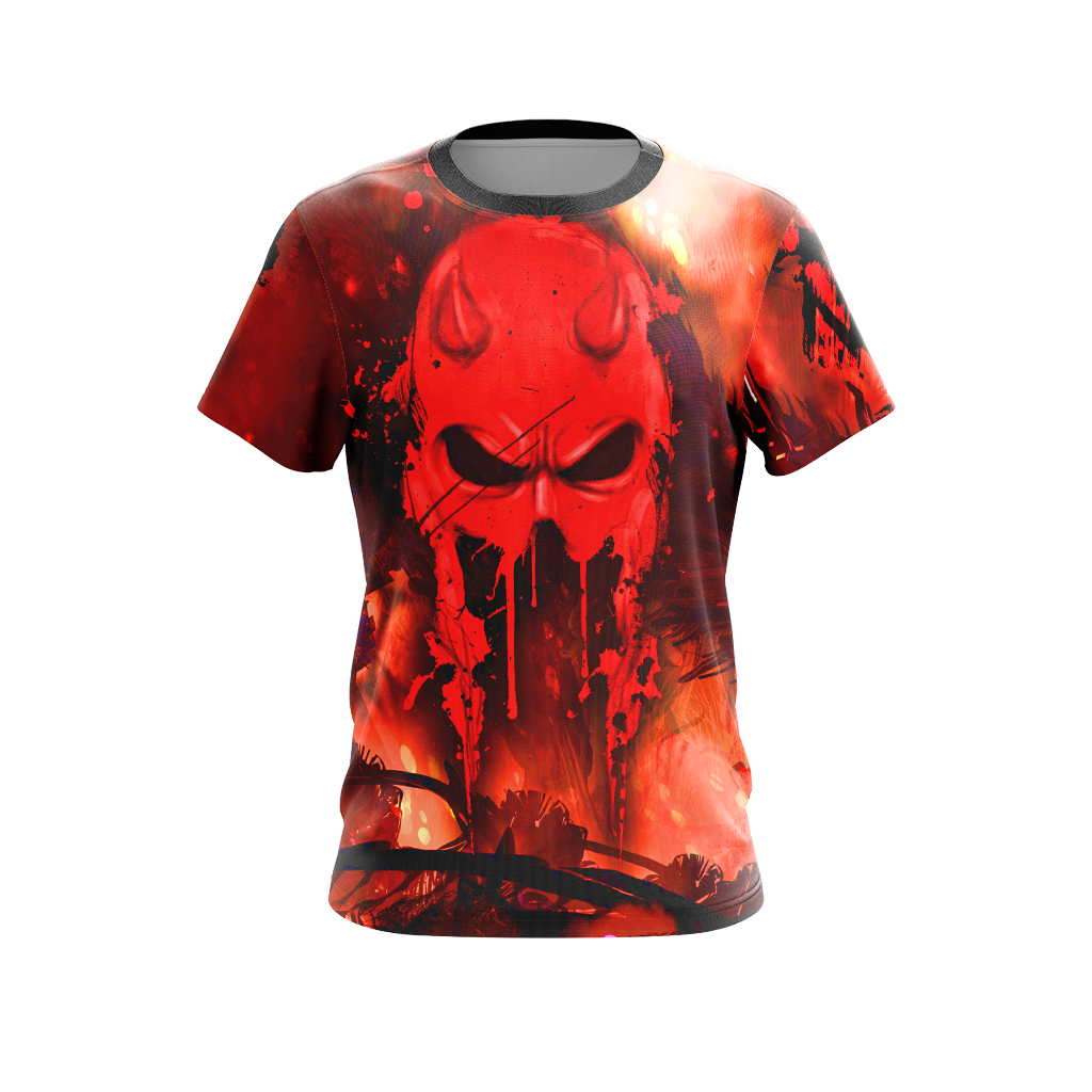 The Punisher Daredevil New Unisex 3D T-shirt