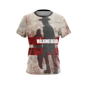 The Walking Dead Rick And Carl Grimes New Unisex 3D T-shirt