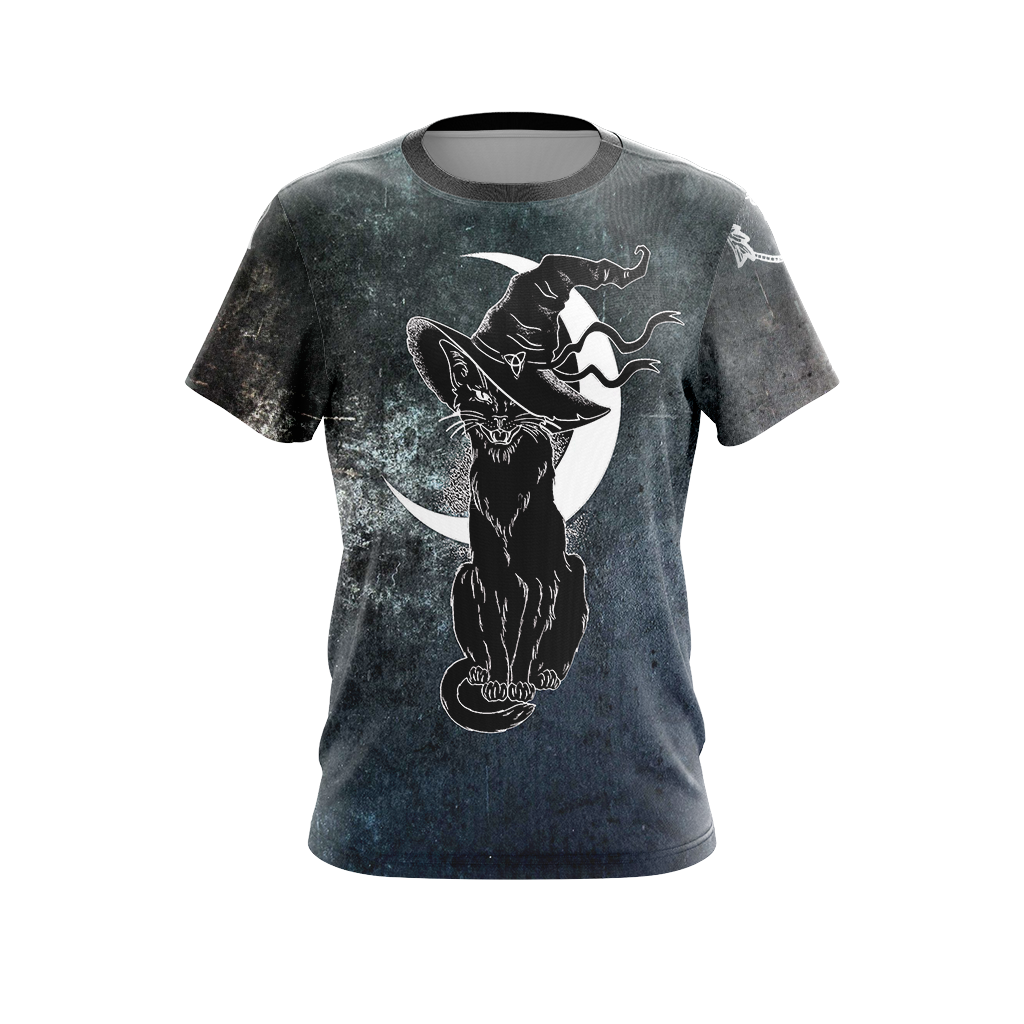 Black Cat Witches Unisex 3D T-shirt