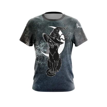 Black Cat Witches Unisex 3D T-shirt