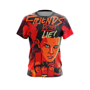 Stranger Things Friends Don't Lie Unisex 3D T-shirt