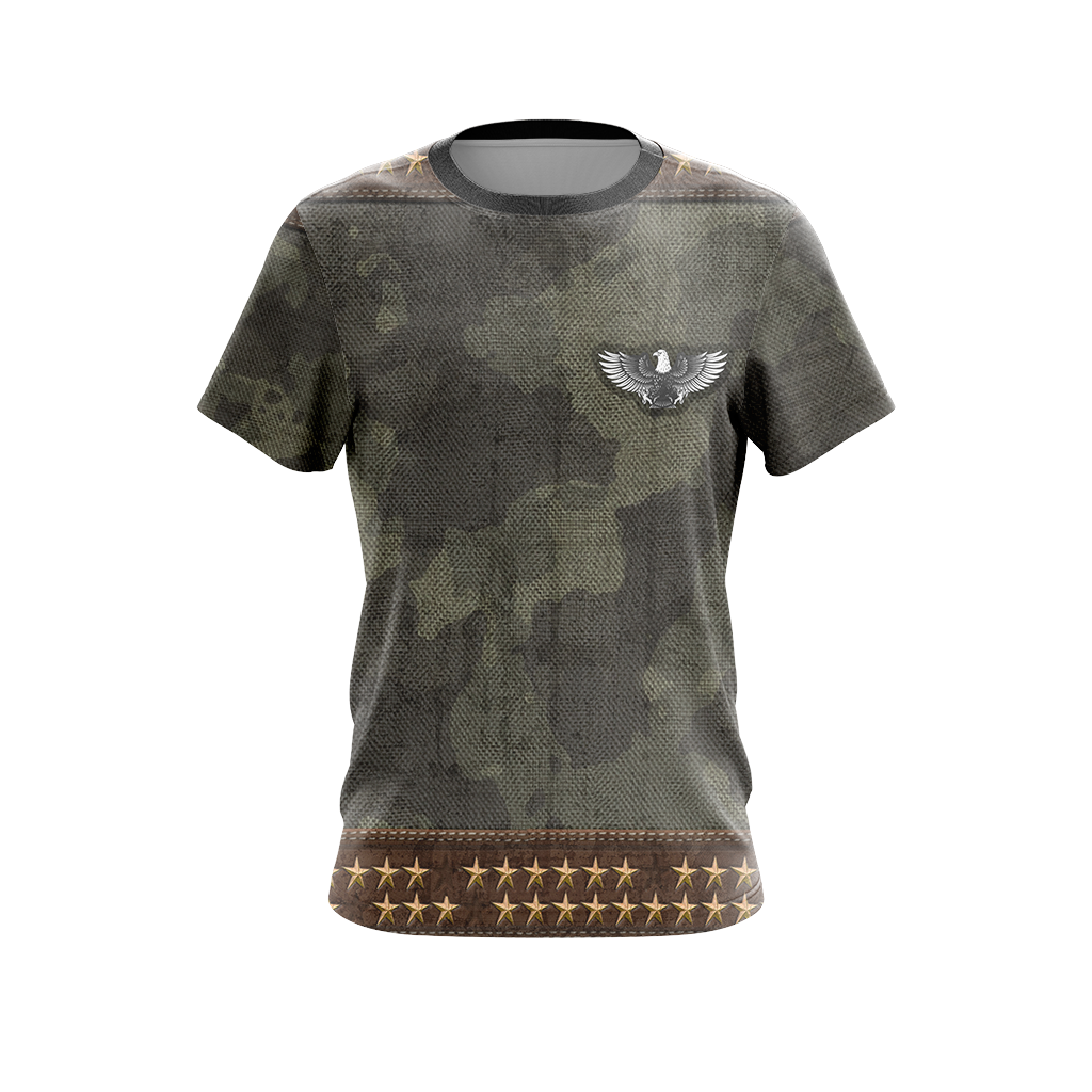 I'm Veteran Grandpa I Have Rised My Life To Protect Strangers Unisex 3D T-shirt