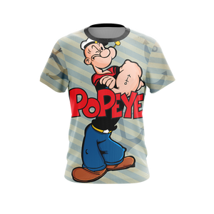 Popeye Characters New Unisex 3D T-shirt