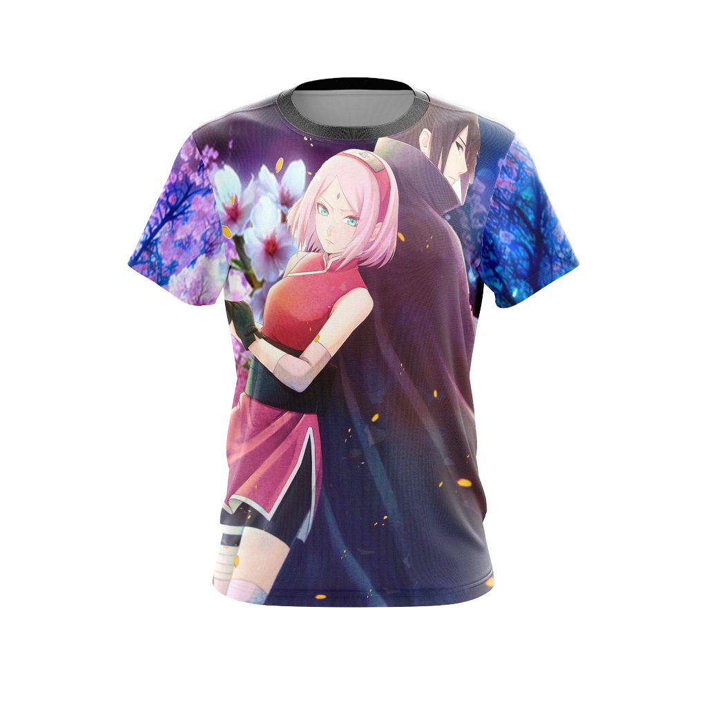 Naruto - Sasuke & Sakura Unisex 3D T-shirt
