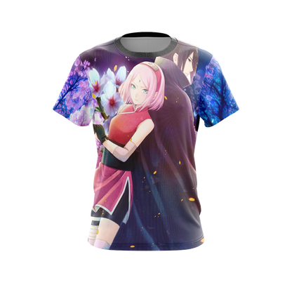 Naruto - Sasuke & Sakura Unisex 3D T-shirt