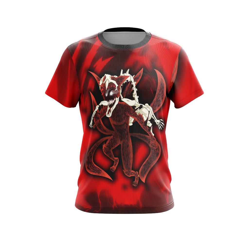 Naruto - Kyuubi 6 tails Unisex 3D T-shirt