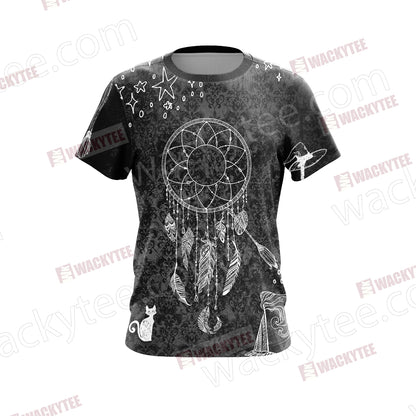 Humans Sacrifice Ritual Purr Evil Cat Unisex 3D T-shirt