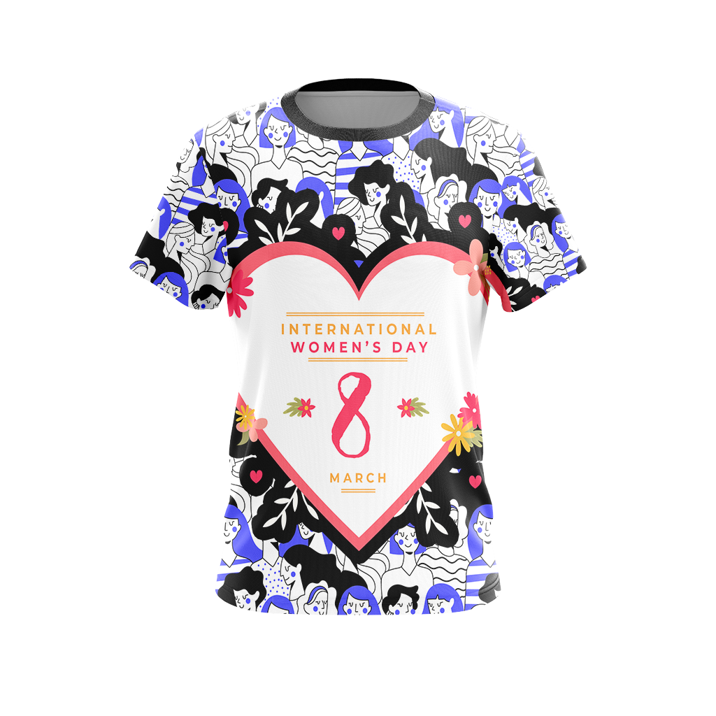 Happy Woman's Day 8th March 3D T-shirt