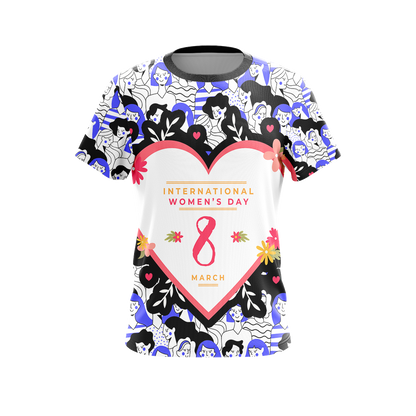 Happy Woman's Day 8th March 3D T-shirt
