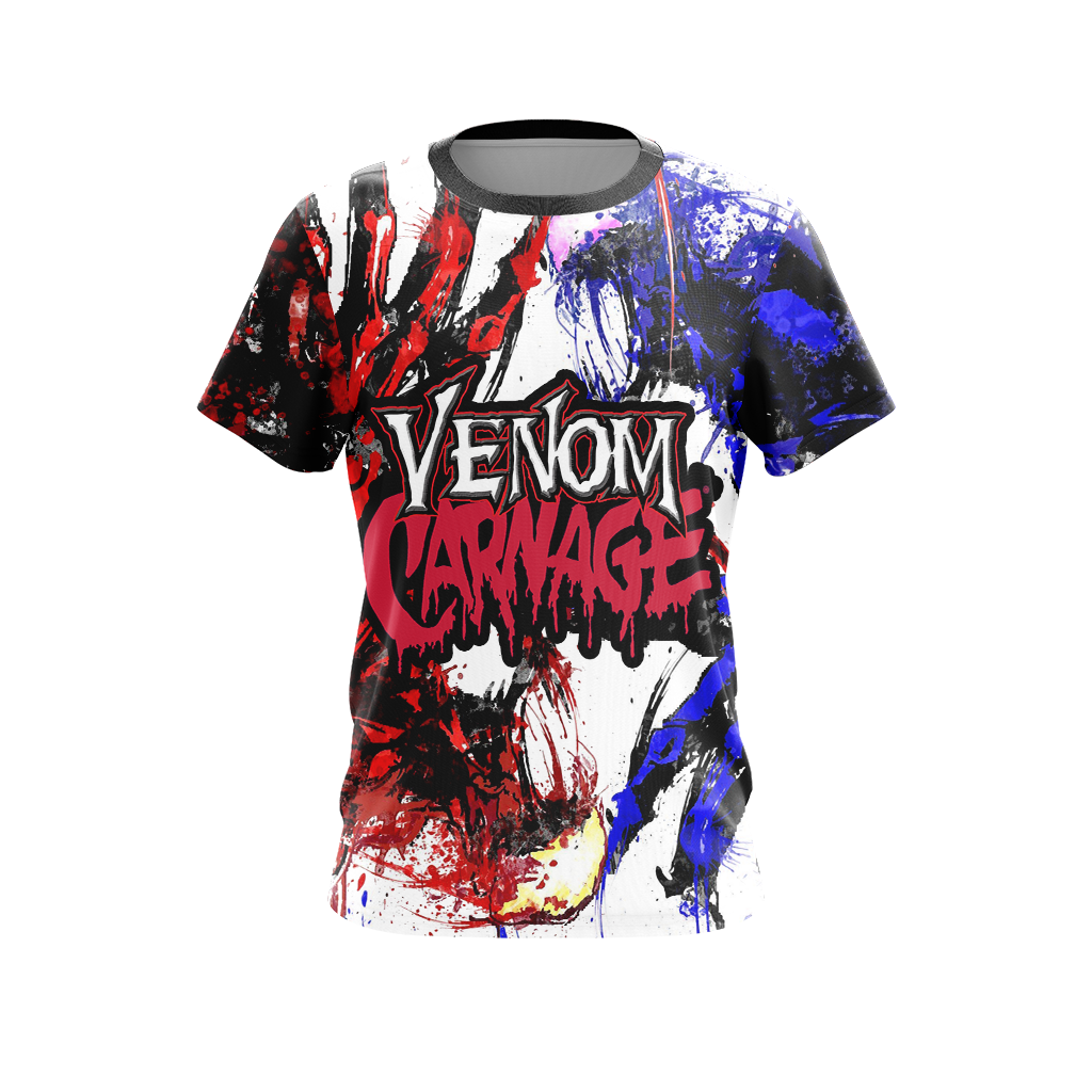 Venom and Carnage Unisex 3D T-shirt T-shirt