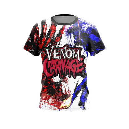 Venom and Carnage Unisex 3D T-shirt T-shirt