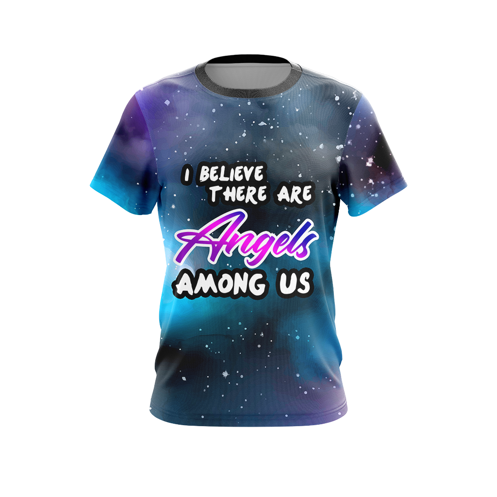 I Believe There Are Angels Among Us Elephant Unisex 3D T-shirt