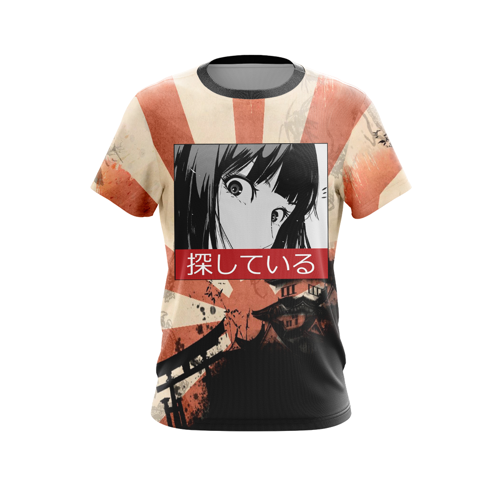 Sad Japanese Girl 3D T-shirt