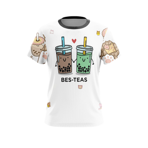 Friendship x Boba Tea Bes-Teas Unisex 3D T-shirt