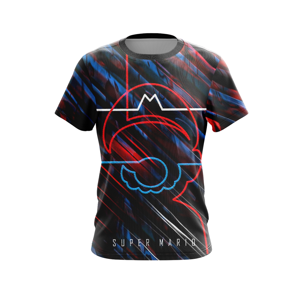 Super Mario Minimalist Unisex 3D T-shirt