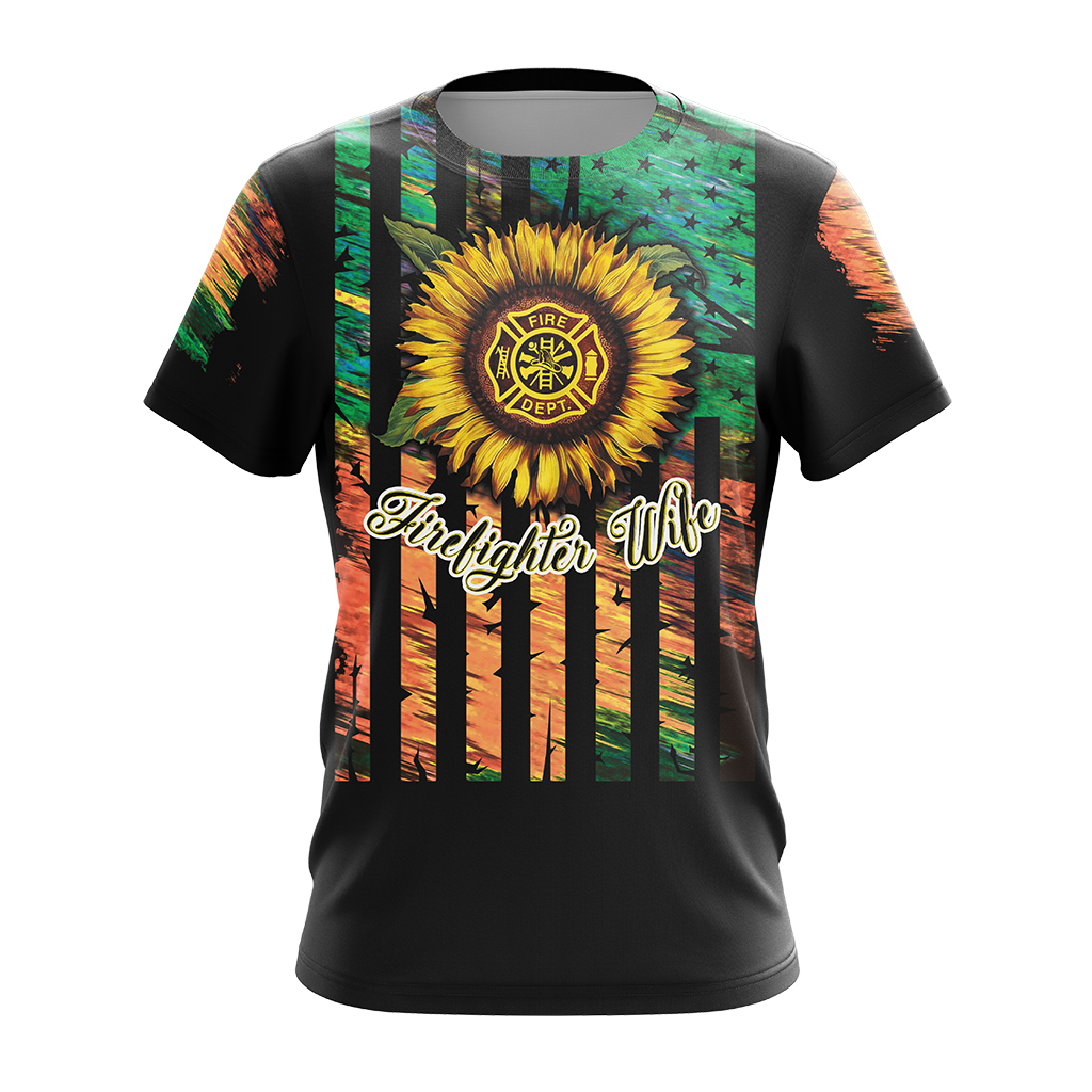 Proud Firefighter Wife Unisex 3D T-shirt
