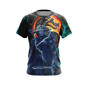 Mortal kombat - Raiden Dark Unisex 3D T-shirt