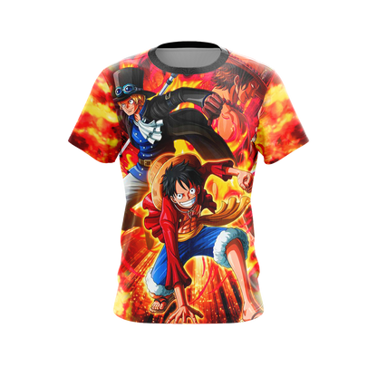 One Piece - Luffy, Sabo, Ace Unisex 3D T-shirt