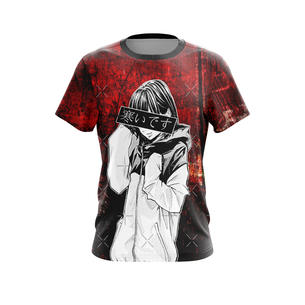 Sad Japanese Girl New Style 3D T-shirt