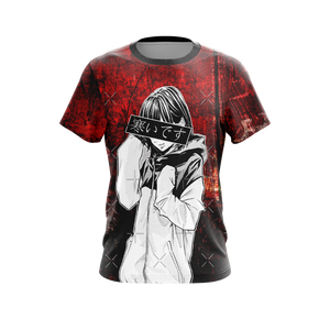 Sad Japanese Girl New Style 3D T-shirt