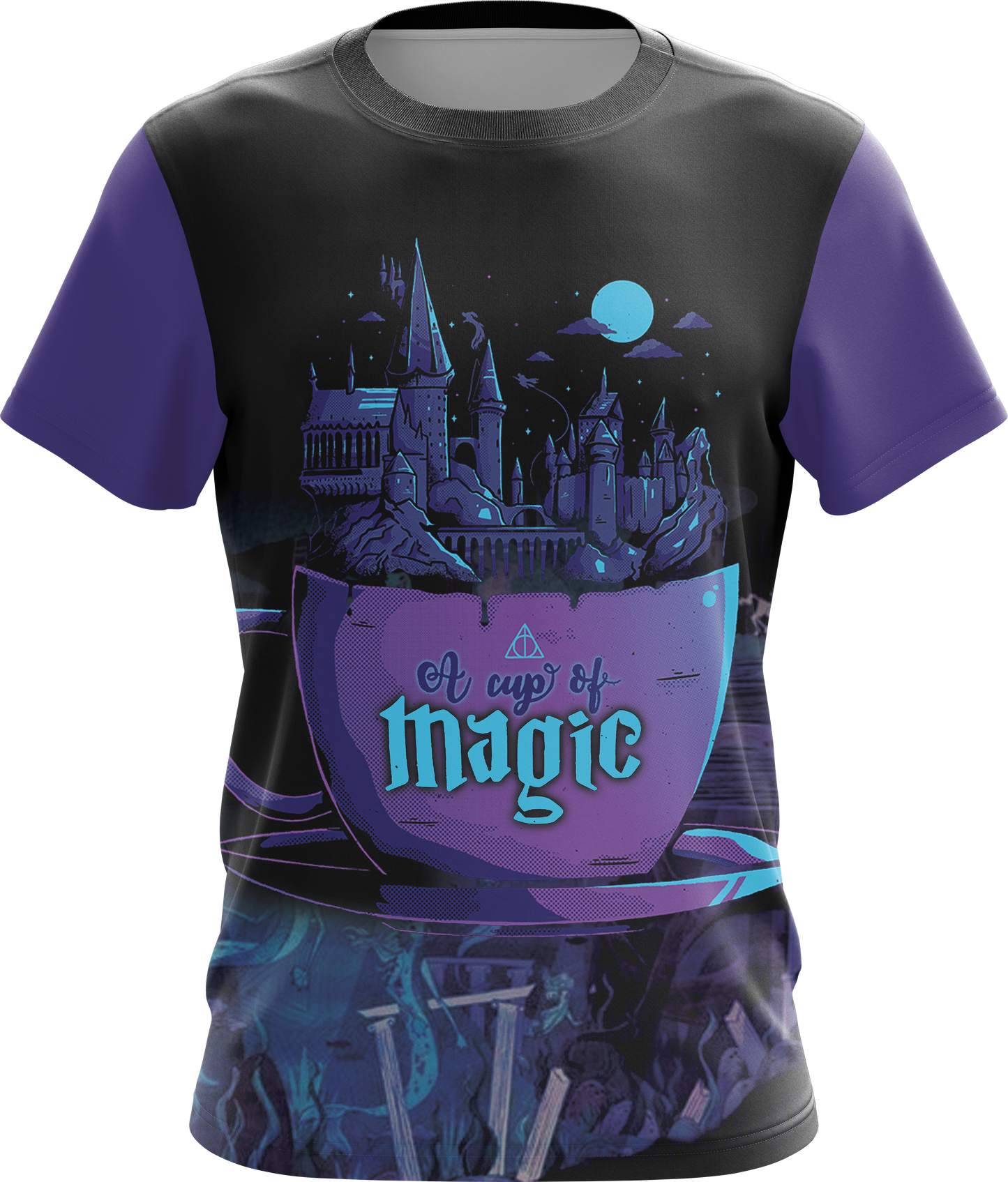 Hogwarts Is My Home A Up Og Magic Unisex 3D T-shirt