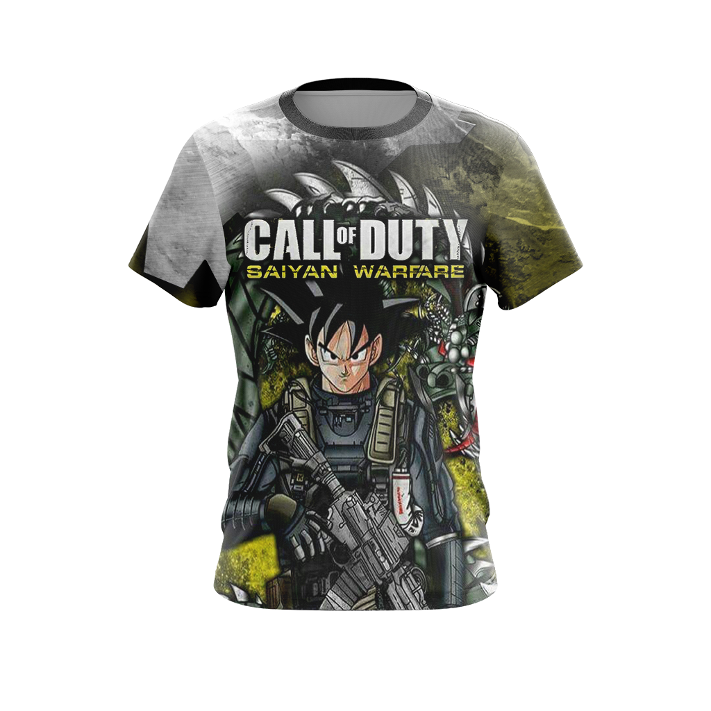 Call of Duty Game Goku Unisex 3D T-shirt