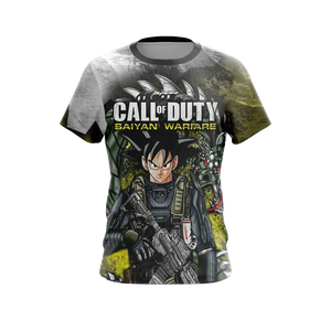 Call of Duty Game - Goku Unisex 3D T-shirt
