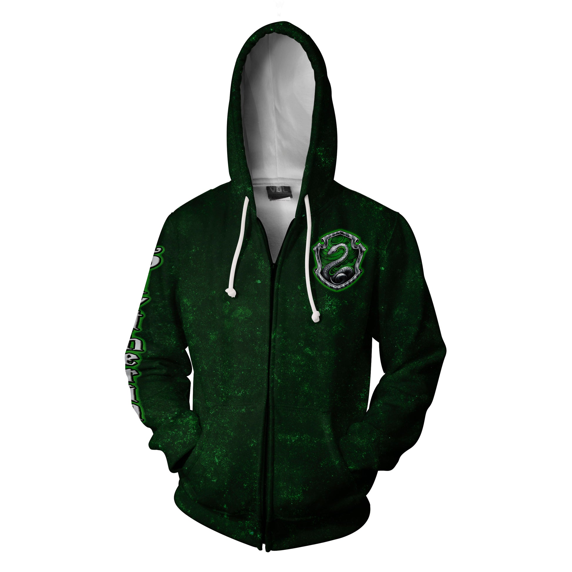 Slytherin House Harry Potter Zip Up Hoodie