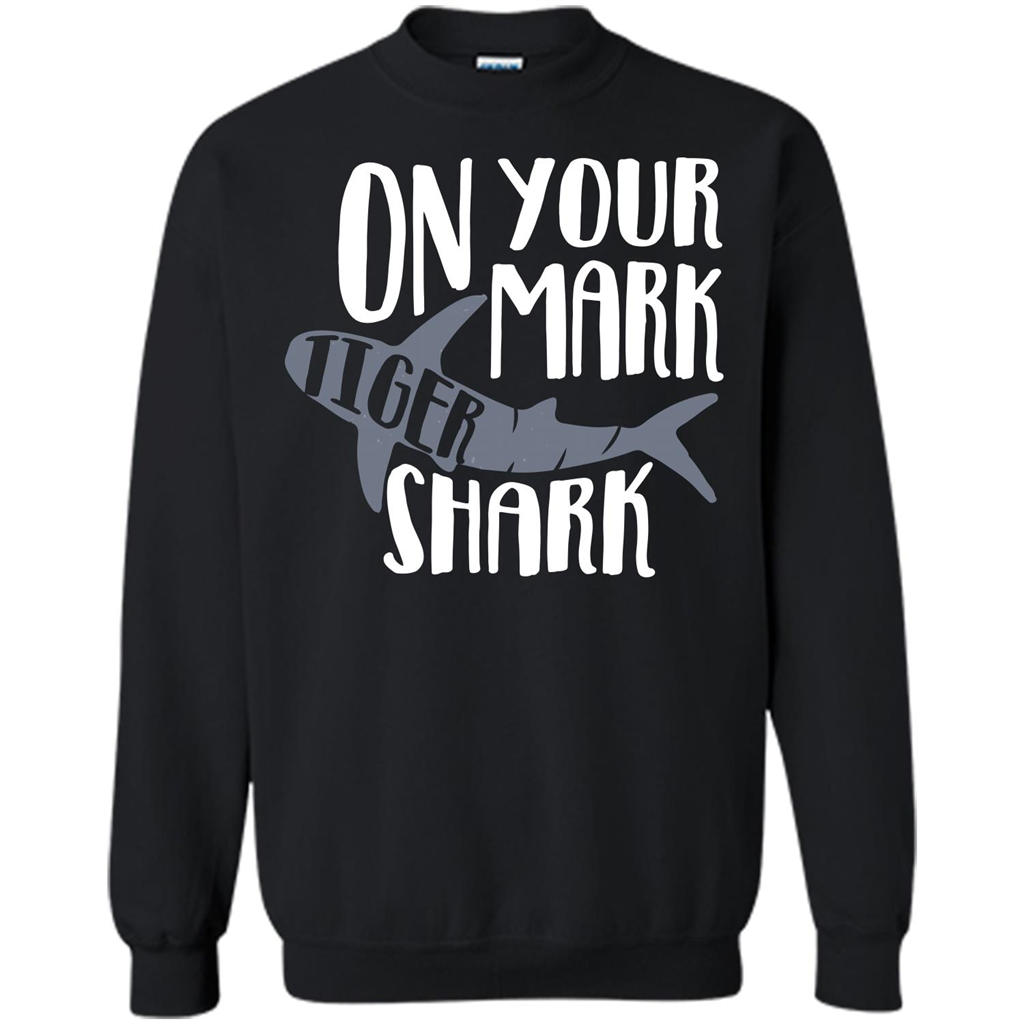 Tiger Shark T-shirt On Your Mark Tiger Shark T-shirt Black