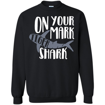 Tiger Shark T-shirt On Your Mark Tiger Shark T-shirt Black