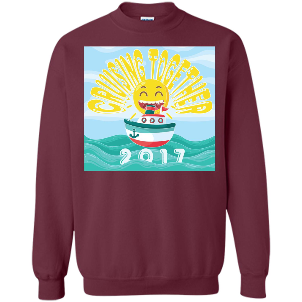 Cruising Together T-shirt Maroon