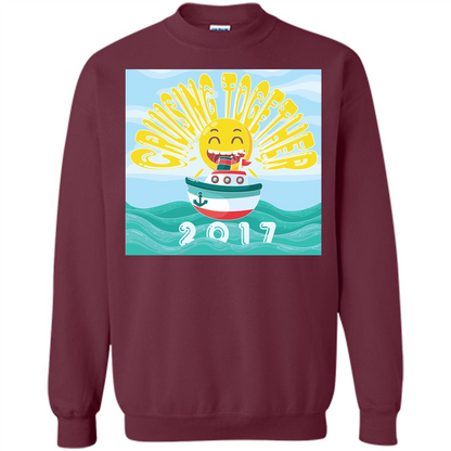 Cruising Together T-shirt Maroon