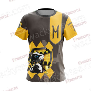 Harry Potter - Hufflepuff New Wackystyle Unisex 3D T-shirt