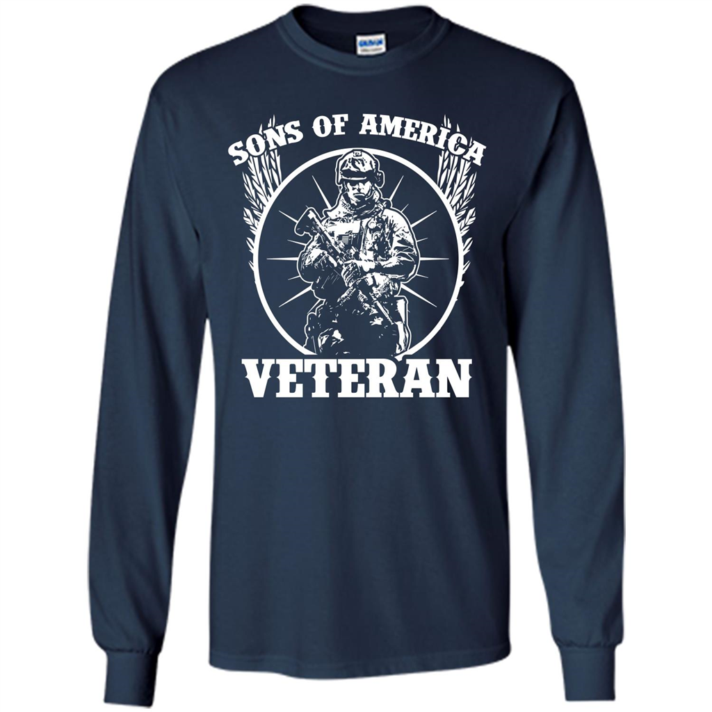 Military T-shirt Sons Of America Veteran Navy
