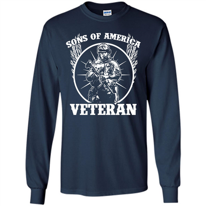 Military T-shirt Sons Of America Veteran Navy