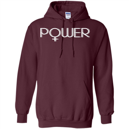 Woman Power Female Symbol Feminist T-Shirt Maroon