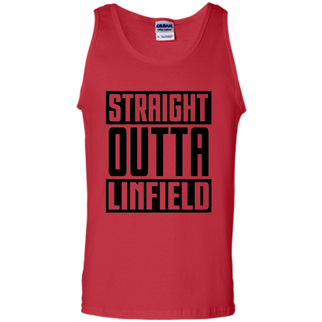 Straight Outta Linfield T-shirt Red