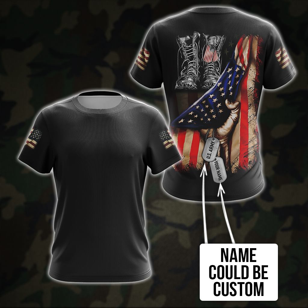 US Veteran T-shirt Zip Hoodie Pullover Hoodie 3 T-shirt