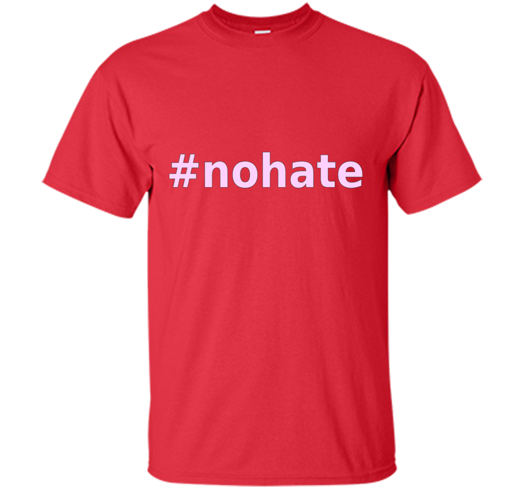 Charlottesville no hate t-shirt shirt Red