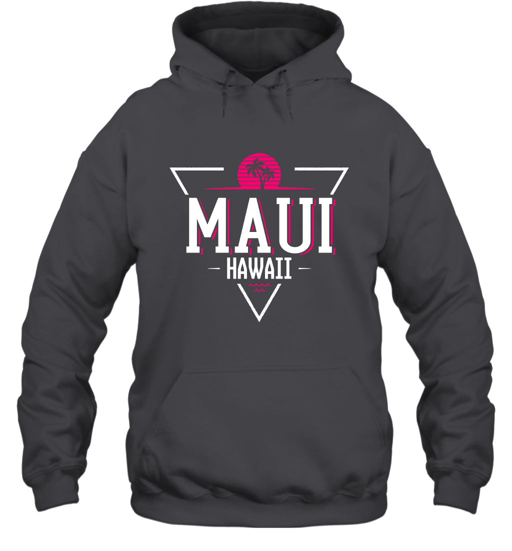 Maui Hawaii Summer Shirt Hoodie Hoodie Dark Heather
