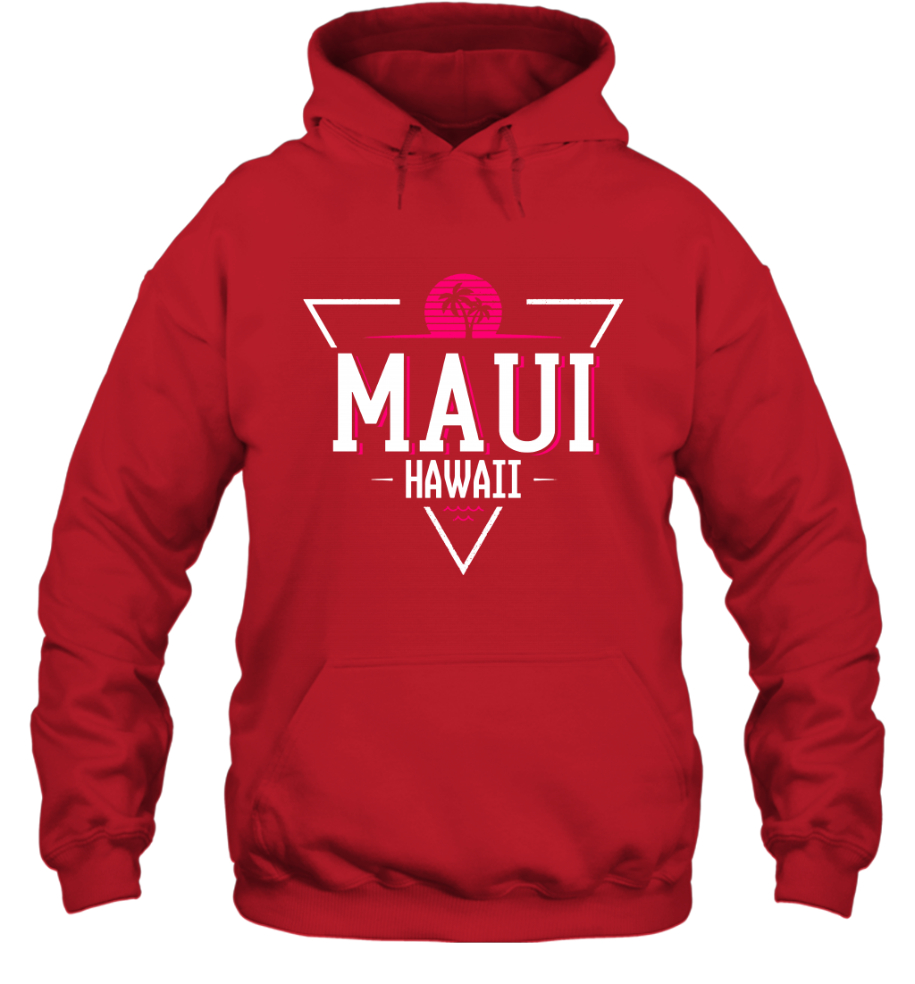 Maui Hawaii Summer Shirt Hoodie Hoodie Red