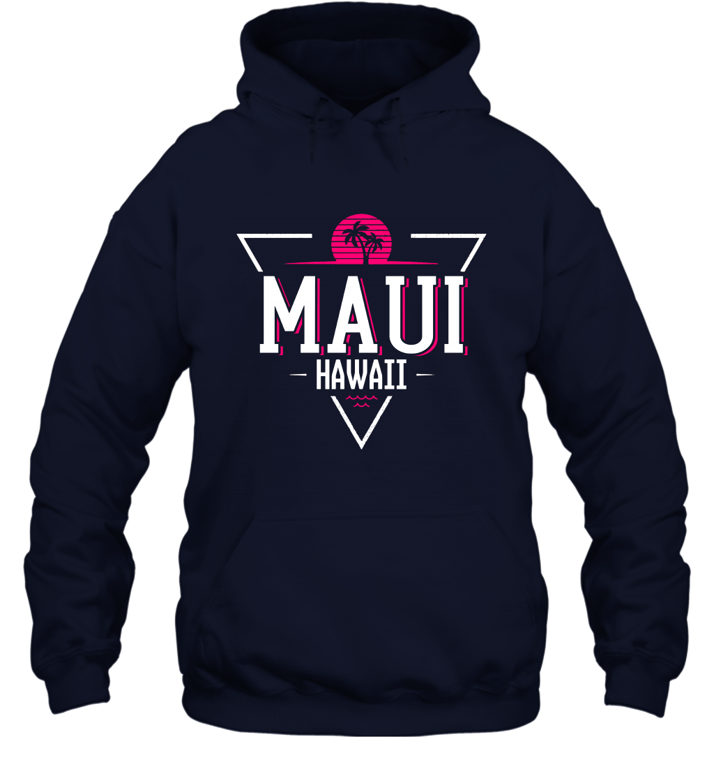 Maui Hawaii Summer Shirt Hoodie Hoodie Navy