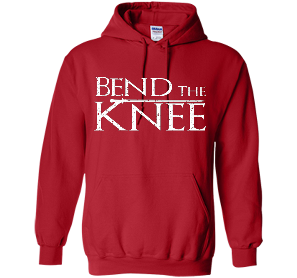 Game Of Thrones T-shirt Bend The Knee Lord T-shirt Red