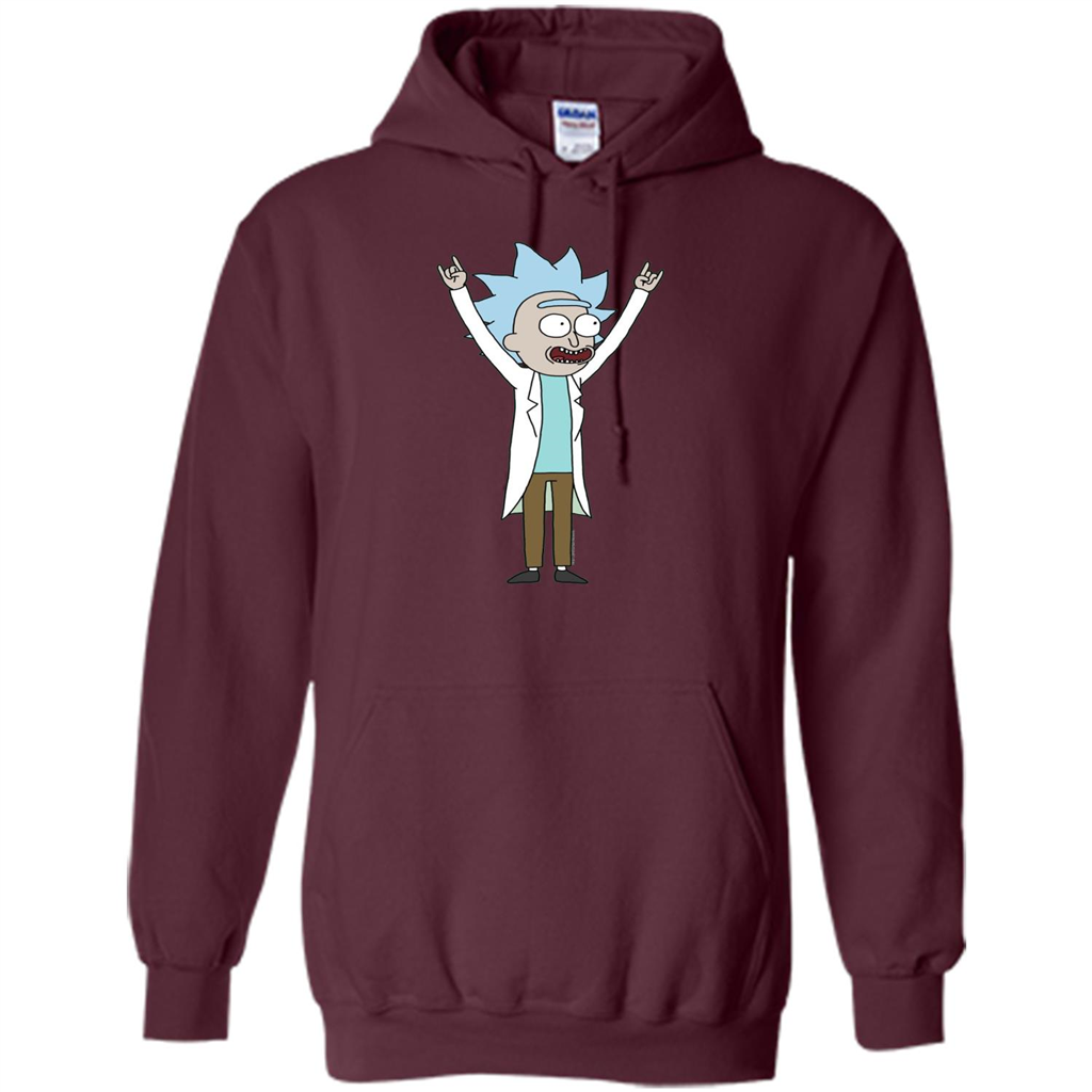 Movie Lover. Tiny Rick T-shirt Maroon