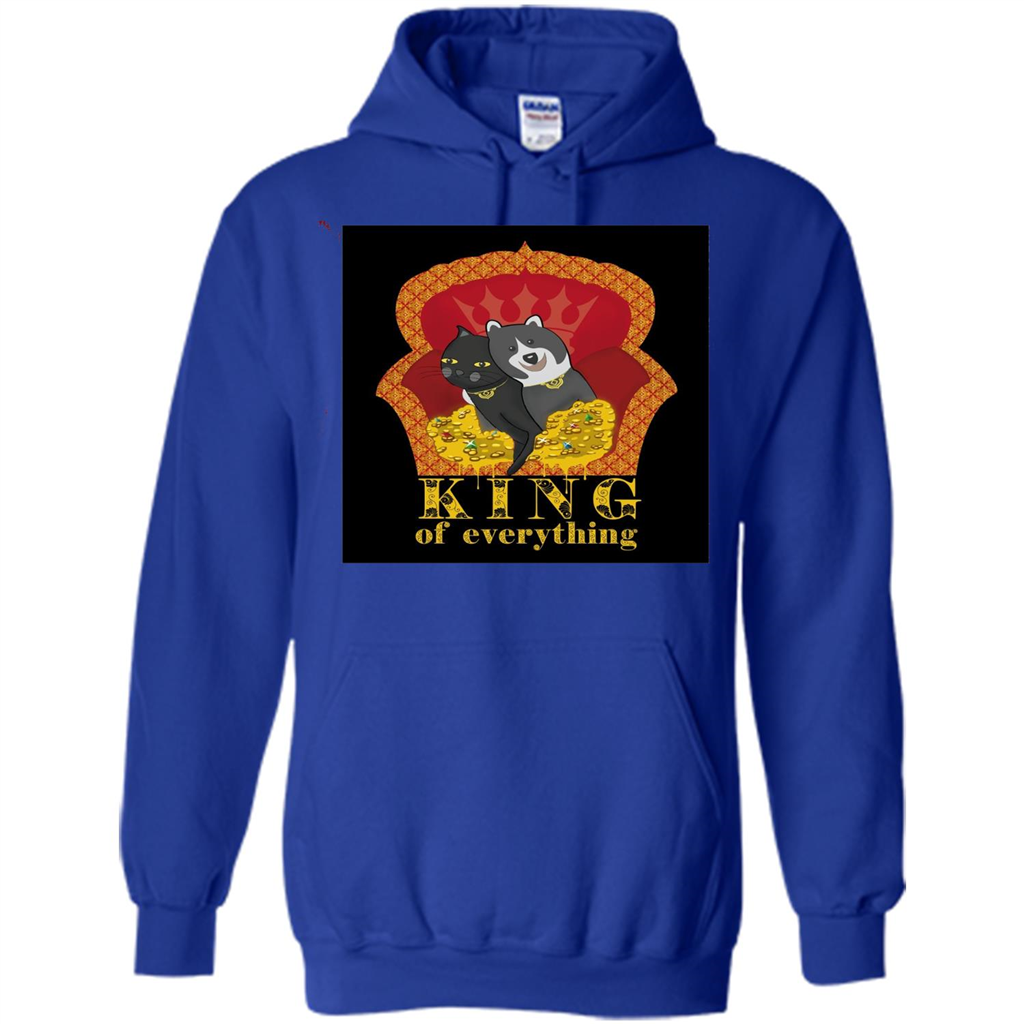 Cats And Dogs Lovers T-shirt King Of Everything Royal