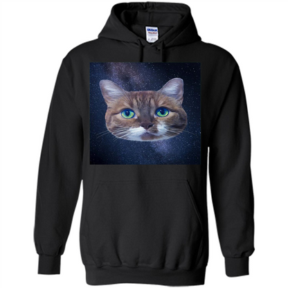 Galaxy Cat T-shirt Black